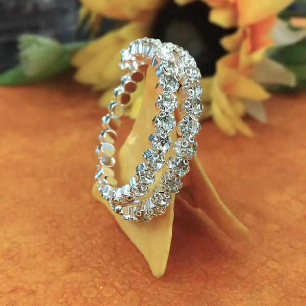 Radiant Crystal Eternity Bracelet