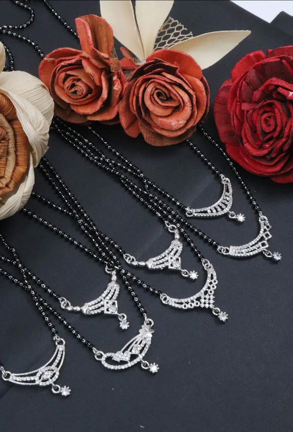 Diamond Art Deco Mangalsutra Set